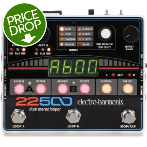 Electro-Harmonix 22500 Dual Stereo Looper Pedal | Sweetwater