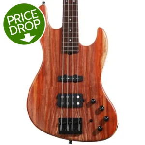 Lakland USA 44-94 Deluxe Quilted Maple Bass Guitar - Tobacco