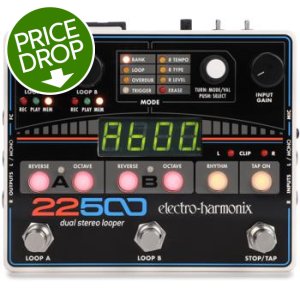 Electro-Harmonix 22500 Dual Stereo Looper Pedal | Sweetwater