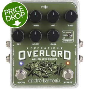 Electro-Harmonix Operation Overlord Allied Overdrive Pedal
