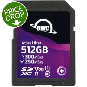 Product Image - OWC Atlas Ultra V90 SDXC Memory Card - 512GB