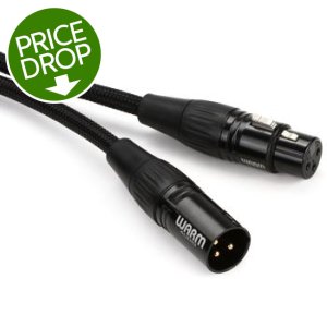 Product Image - Warm Audio Premier Gold XLR Female to XLR Male Microphone Cable - 25 foot