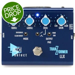 API TranZformer LLX Bass EQ/Boost Pedal with Overdrive | Sweetwater