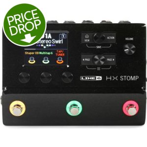 Line 6 HX Stomp Guitar Multi-effects Floor Processor - Black | Sweetwater