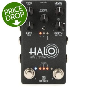 【COOLT】HALO - ANDY TIMMONS DUAL ECHO Keeley Halo Andy Timmons Dual Echo Pedal | Sweetwater