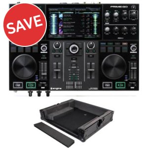 Denon DJ Rechargeable DJ Bundle with Prime GO DJ System, a Pair of JBL  PartyBox 310 Speakers, and Wireless Mic