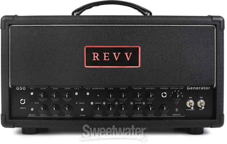 Revv Generator G50 50-/10-watt Tube Amplifier Head