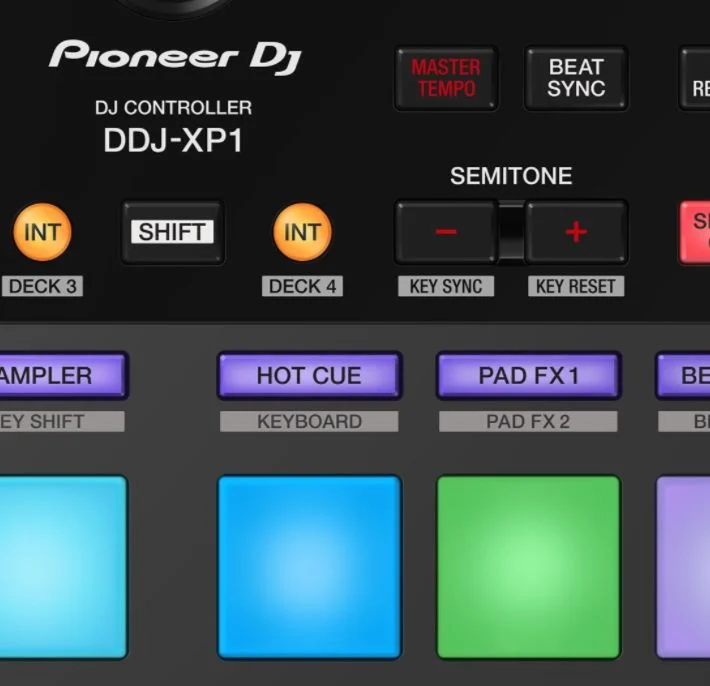 Pioneer DJ DDJ-XP1 Sub-controller keyboard mode