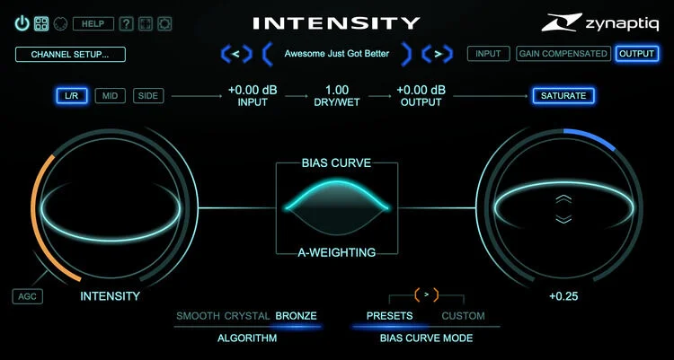 Zynaptiq Intensity 2 Audio Processing Plug-in