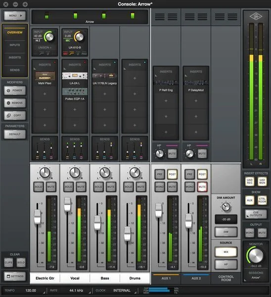 Universal Audio Apollo Solo Thunderbolt UDP-2 processing