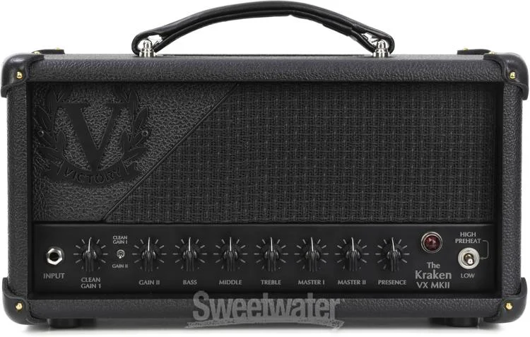 Victory Amplification VX The Kraken MkII 50-watt Tube Amplifier Head - Blackout, Sweetwater Exclusive