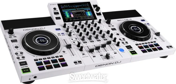 Denon DJ SC Live 4 Standalone DJ Controller - White