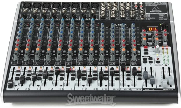 Behringer Xenyx X2222USB Mixer with USB and Effects