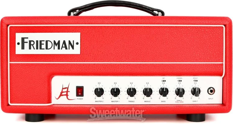 Friedman JEL-20 Jake E. Lee 20-watt Tube Head - Red Bronco Tolex