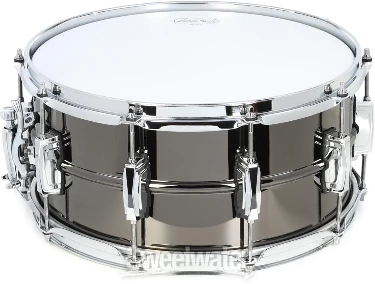 Ludwig Black Beauty Brass Snare Drum - 6.5 inches x 14 inches, Black Nickel