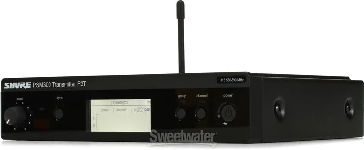 Shure PSM300 P3TRA215CL Wireless In-ear Monitor System - J13 Band