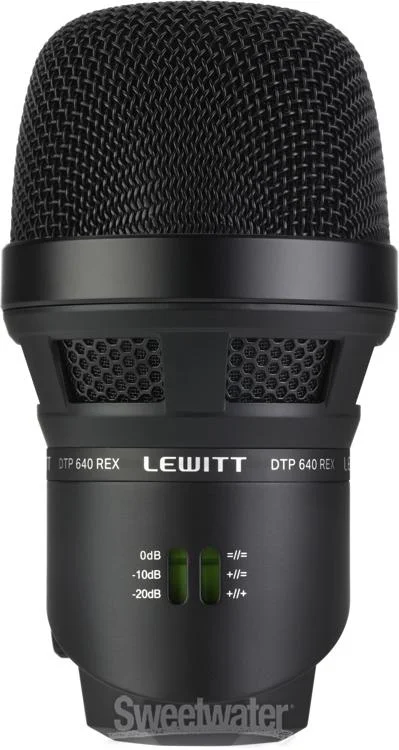 Lewitt DTP 640 REX Dual-Capsule Bass Drum Microphone