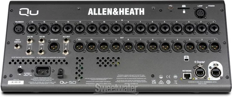 Allen & Heath Qu-5D 38-channel Digital Mixer with Dante