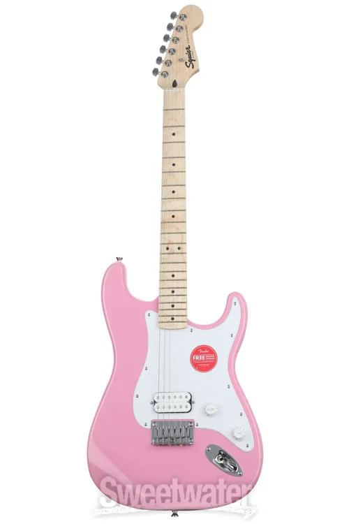 Squier Sonic Stratocaster HT H Electric Guitar - Flash Pink
