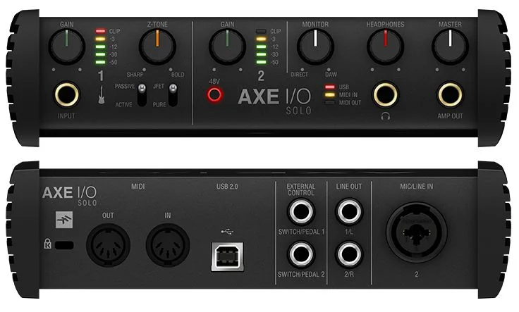 IK Multimedia AXE I/O SOLO Guitar Audio Interface