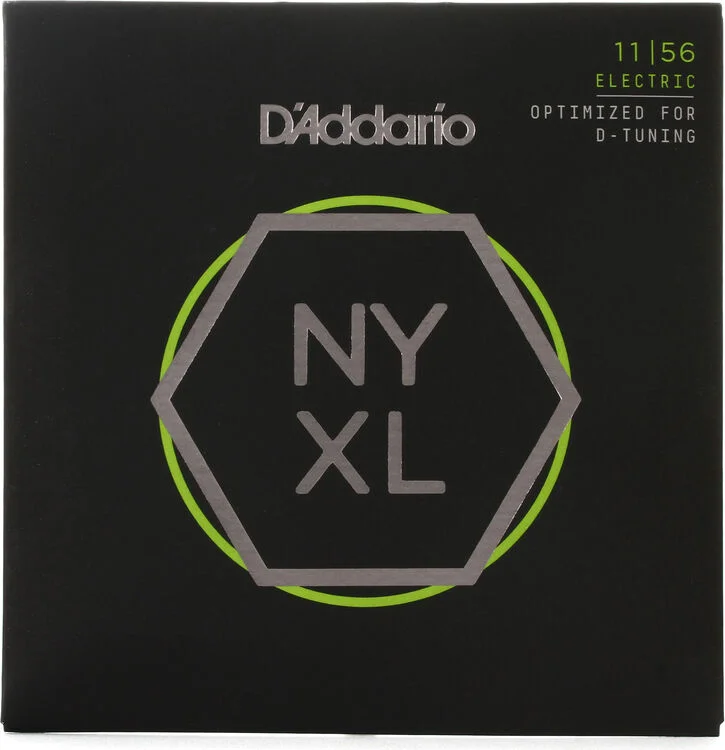 D'Addario NYXL1156 NYXL Nickel Wound Electric Guitar Strings - .011-.056 Medium Top/ Extra Heavy Bottom