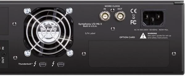 Apogee Symphony I/O Mk II 32x32 SE - Thunderbolt/Pro Tools HD/Dante