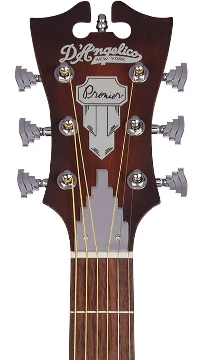 D'Angelico Premier Gramercy LS Acoustic-electric Guitar - Aged Mahogany