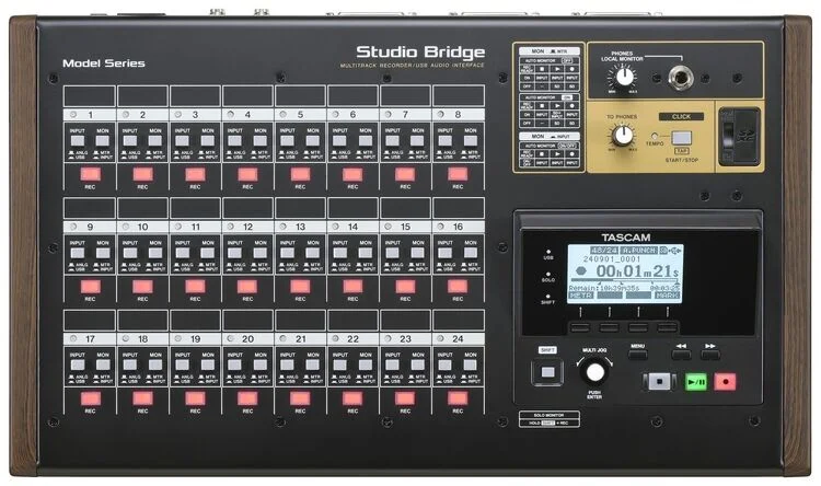TASCAM Studio Bridge 24-track Analog Multitrack Recorder and USB Audio Interface