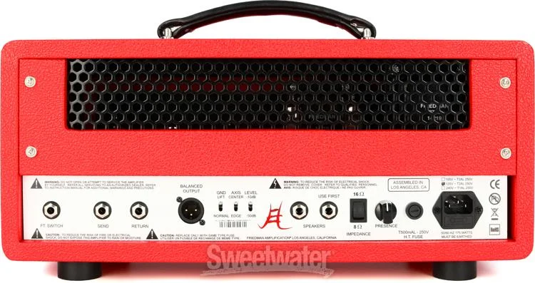 Friedman JEL-20 Jake E. Lee 20-watt Tube Head - Red Bronco Tolex