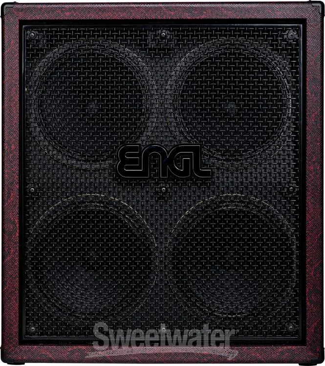 ENGL Amplifiers E412XXL 240-watt 4 x 12-inch Cabinet - Red Snakeskin Tolex