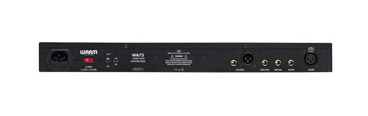 Warm Audio WA73 Microphone Preamp rear view