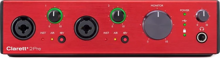 Focusrite Clarett+ 2Pre Audio Interface