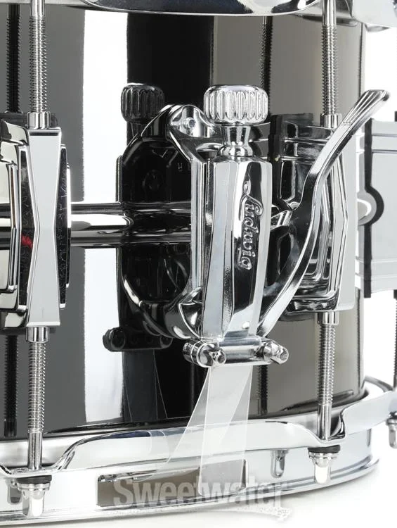 Ludwig Black Beauty Brass Snare Drum - 6.5 inches x 14 inches, Black Nickel