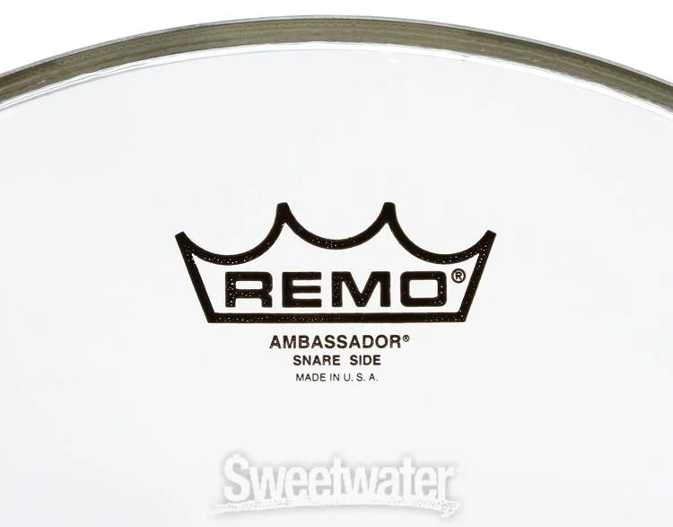 Remo Ambassador Clear Snare-side Drumhead - 14 inch