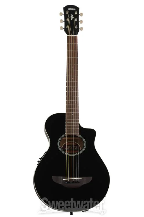 Yamaha APXT2 3/4-size Thinline Cutaway Acoustic-electric Guitar - Black