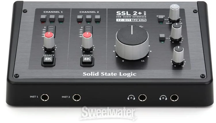 Solid State Logic SSL 2+ MKII 2 x 4 USB-C Audio Interface