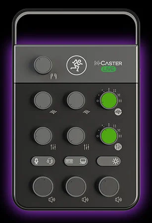 Mackie M-Caster Live-streaming Mixer top view