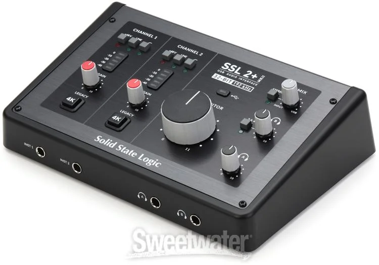 Solid State Logic SSL 2+ MKII 2 x 4 USB-C Audio Interface