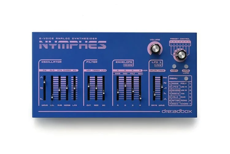 Dreadbox Nymphes 6-voice Desktop Analog Synthesizer