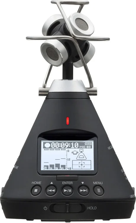 Zoom H3-VR 360° Audio Recorder front view