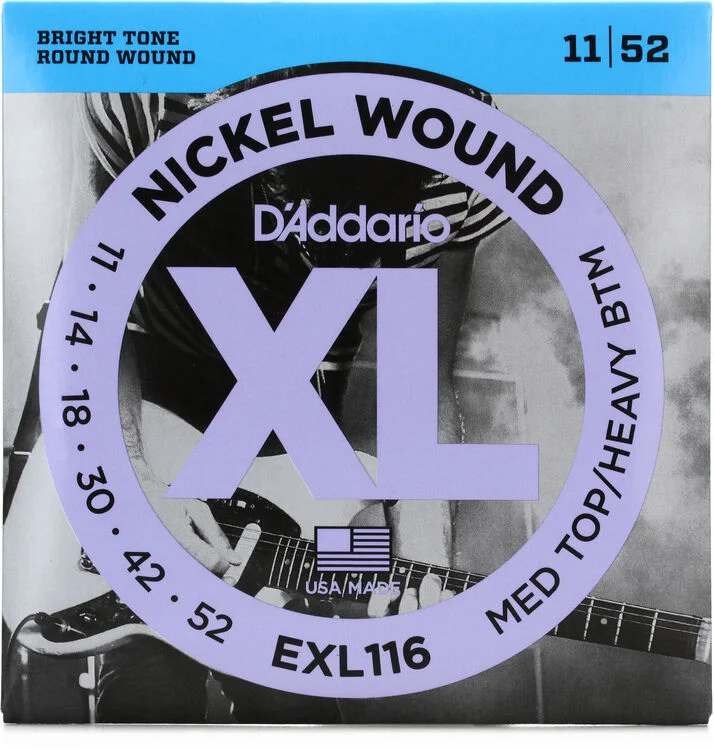 D'Addario EXL116XL Nickel Wound Electric Guitar Strings