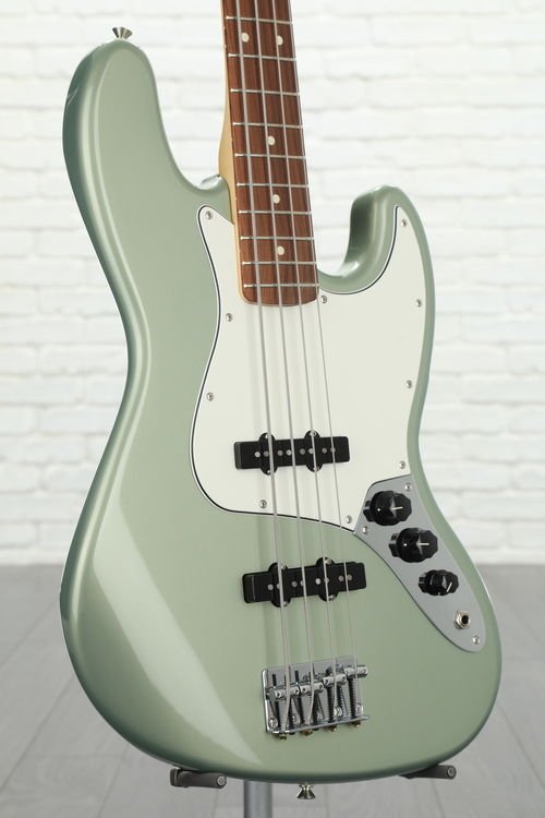 Fender Player Series Jazz Bass - Sage Green Metallic w/ Pau