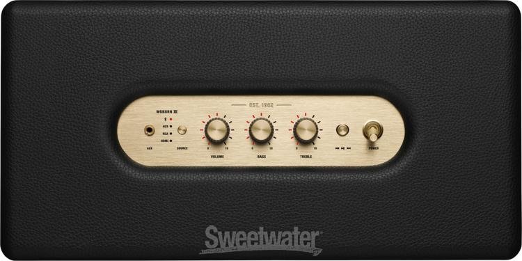 Marshall Woburn III Bluetooth Speaker - Black | Sweetwater