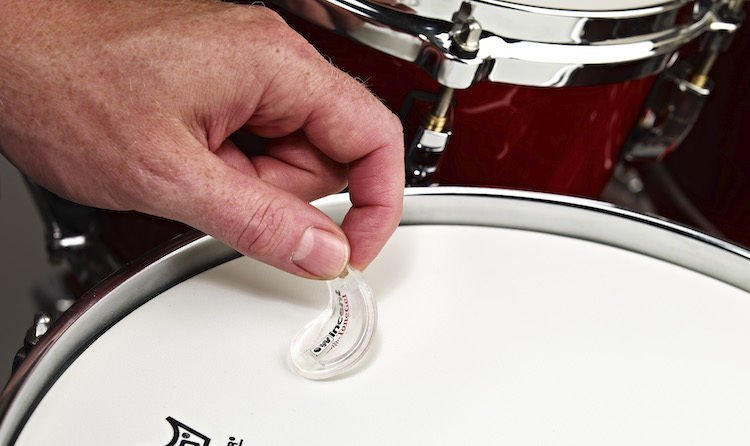 Wincent Drumsticks Drum Head Tone Control Reusable Self Adhesive WTGPP Tone Gel 7 Piece Set with Case 1 Set 