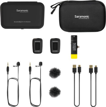 Saramonic Blink 500 Pro B4 Advanced 2.4GHz 2-Person Wireless Clip-On ...