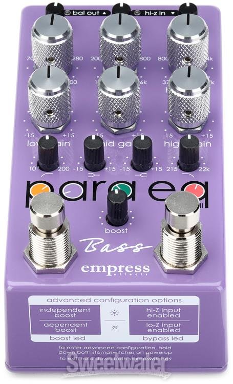 Empress Effects Bass ParaEQ Parametric Equalizer and Boost