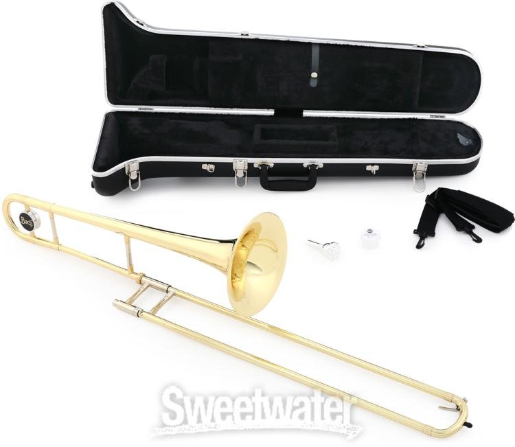 Bach TB301 Student Tenor Trombone Clear Lacquer with 8inch Bell