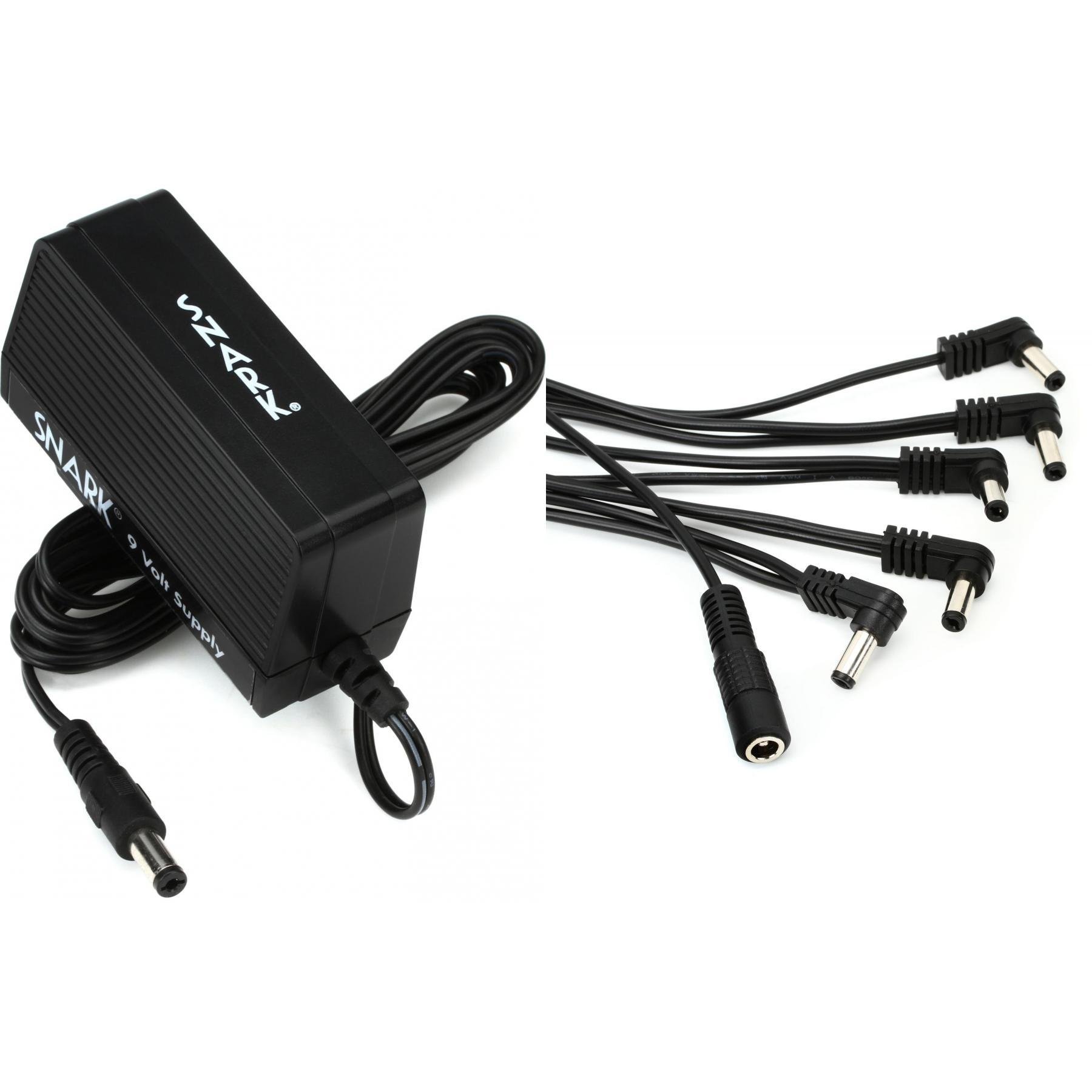 9V EFFECTS PEDAL POWER SUPPLY ADAPTER & 6 7 8 9 WAY DAISY CHAIN TC ELECTRONICS 