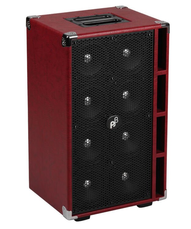 Phil Jones Bass Compact 8 8 x 5-inch 800-watt Bass Cabinet - Red 