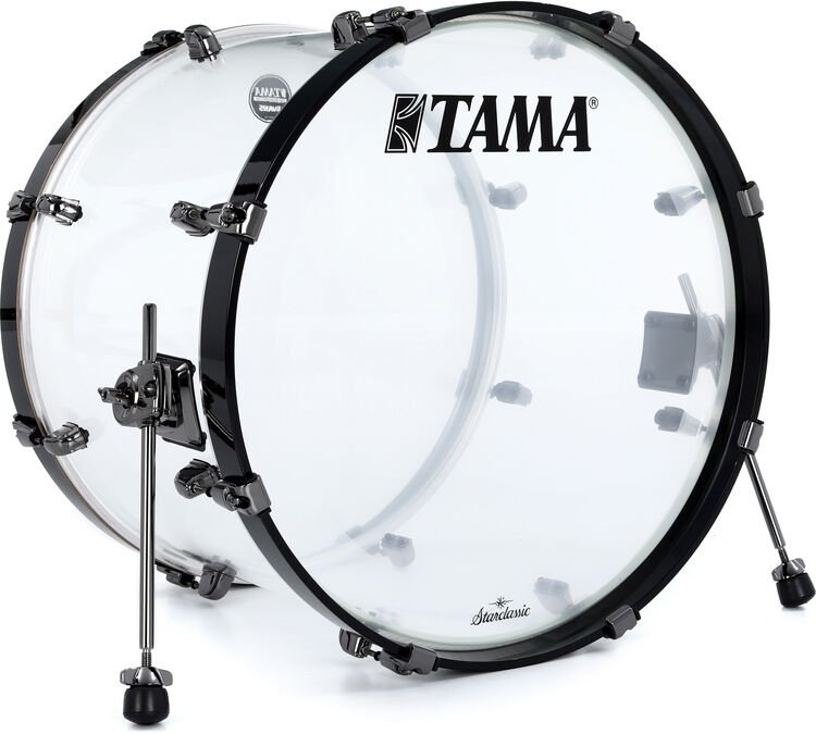 Tama 50th Anniversary Starclassic Mirage Bass Drum - 16 inches x 22 inches, Clear